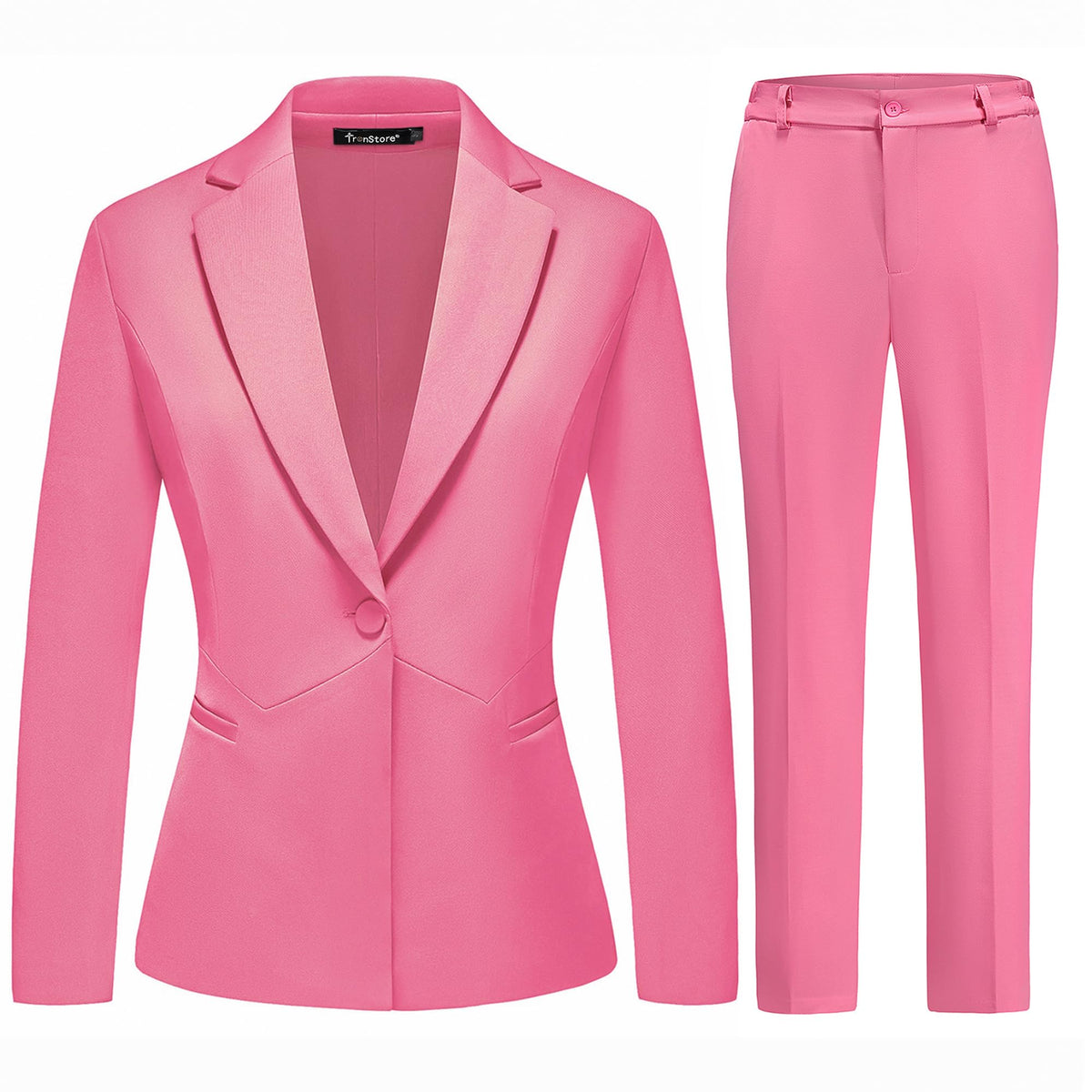 Women's 2 Piece Business Pants Suit Set Slim Fit