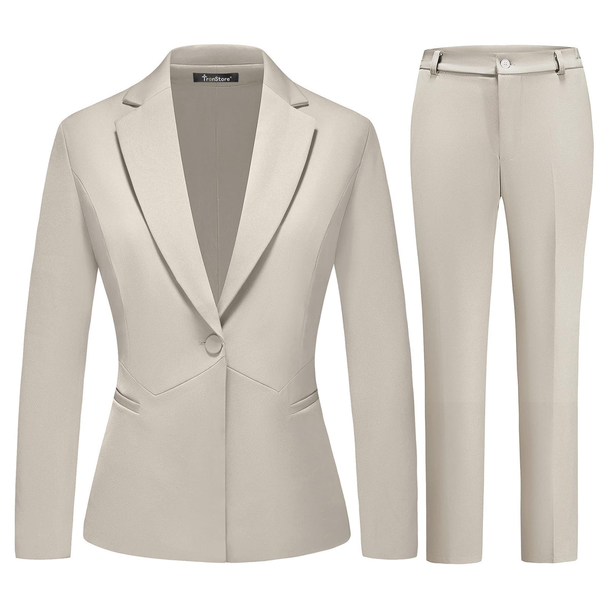 Women's 2 Piece Business Pants Suit Set Slim Fit