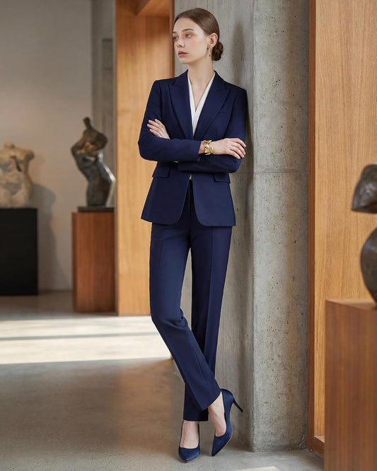 Womens Suits 2 Piece Set Business, Pant Suit for Women Professional