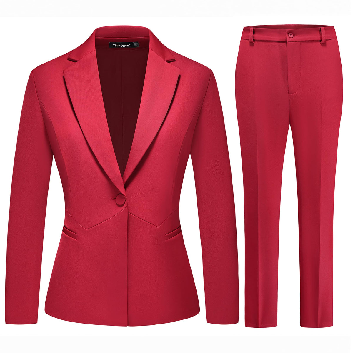 Women's 2 Piece Business Pants Suit Set Slim Fit