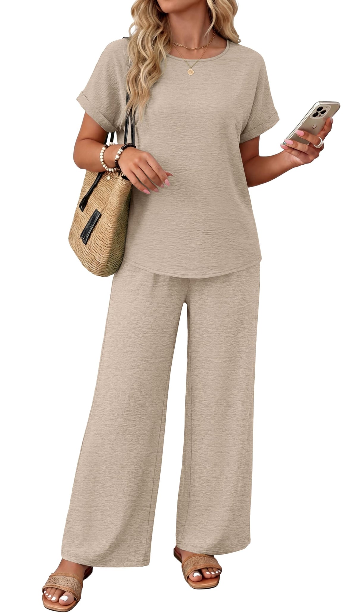 XIEERDUO Summer Sets For Women 2 Piece Sets Matching Set Women Clothing Lounge Set Beach Vacation Outfits 2026