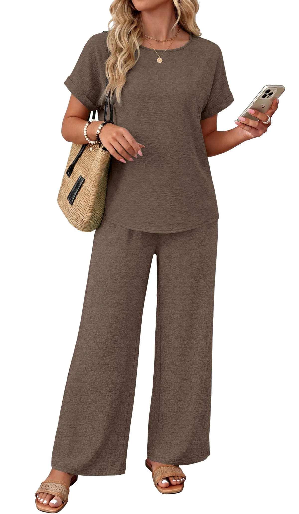 XIEERDUO Summer Sets For Women 2 Piece Sets Matching Set Women Clothing Lounge Set Beach Vacation Outfits 2026