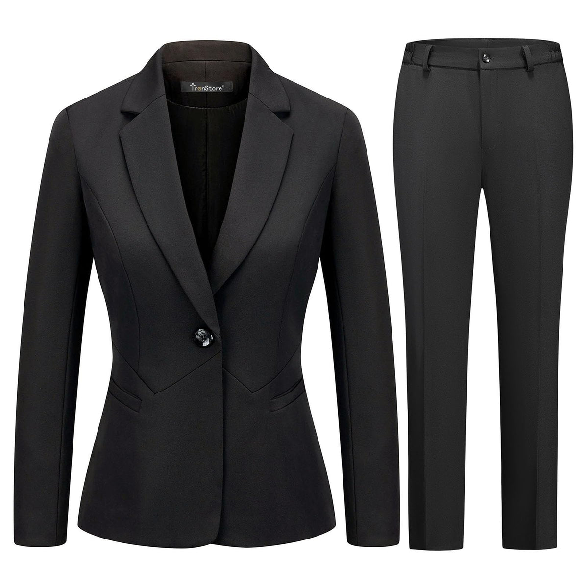 Women's 2 Piece Business Pants Suit Set Slim Fit
