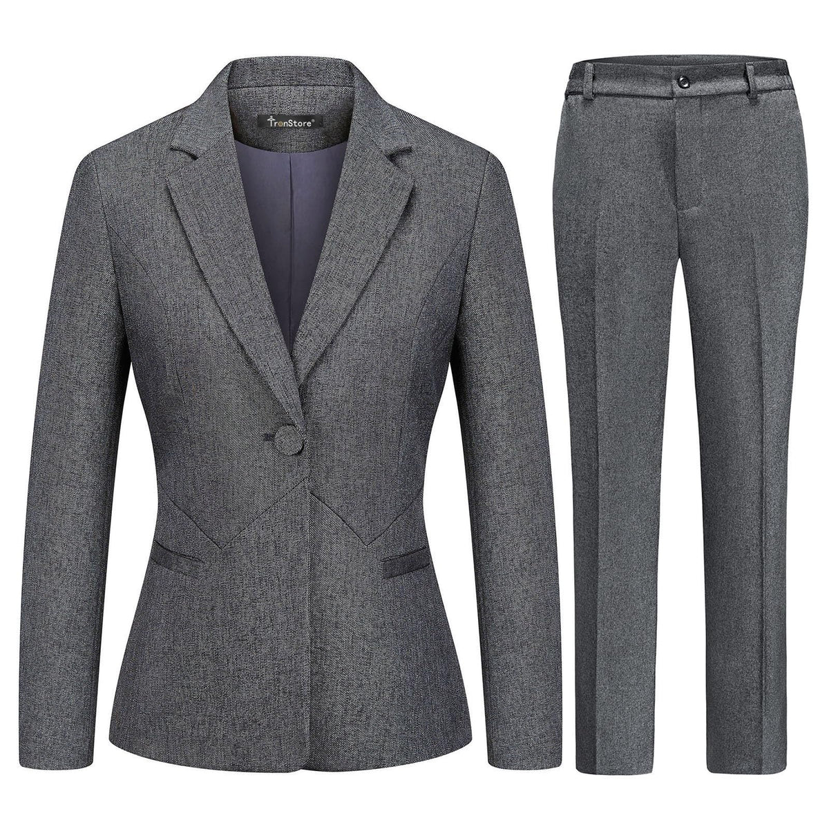 Women's 2 Piece Business Pants Suit Set Slim Fit