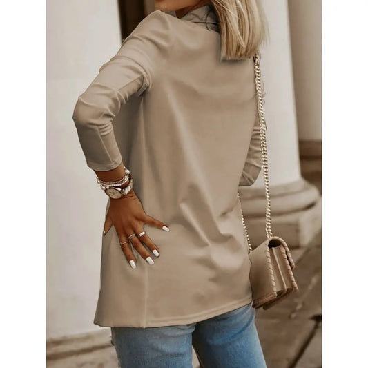 [With Button and Pocket] Imily Bela Womens Casual Long Sleeve Blazers Solid Color Knit Blazer Work Office Button Down Blazer Jacket Formal Essential