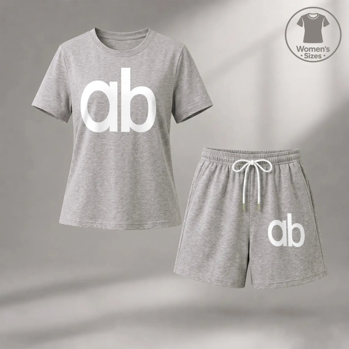 Women's Minimalist 2-Piece Fashion Apparel Set - Lightweight Crew Neck Top, Elastic Waist Shorts, Soft Breathable Fabric, Fit for Vacation, Outdoor, Everyday Wear, Sohochic